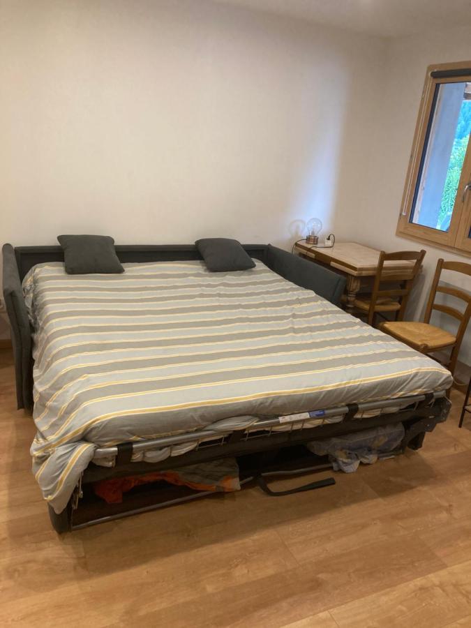 Un Studio Dans Notre Chalet La Plagne-Tarentaise Buitenkant foto